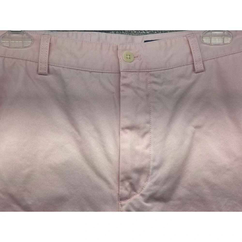 Vineyard Vines Mens Pink Breaker Cotton Twill Chino Shorts Size 35 RN2318245